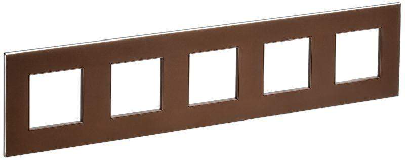 рамка 5-м skandy sk-f35br металл шоколад iek sk-m52-m-k30 от BTSprom.by