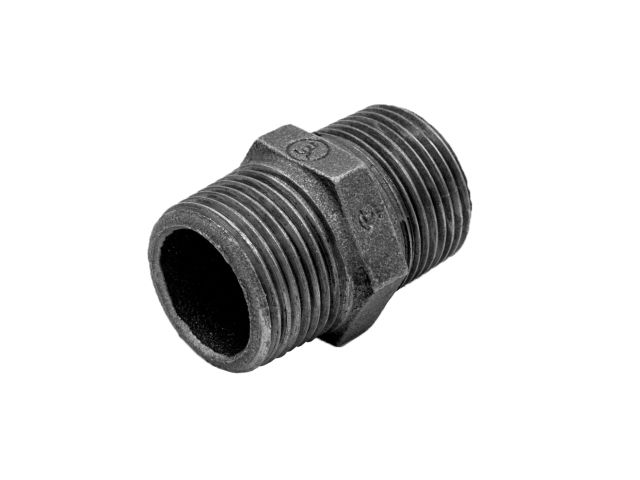 ниппель 2" нар.-нар. чугун черн., av engineering avec491000002 от BTSprom.by
