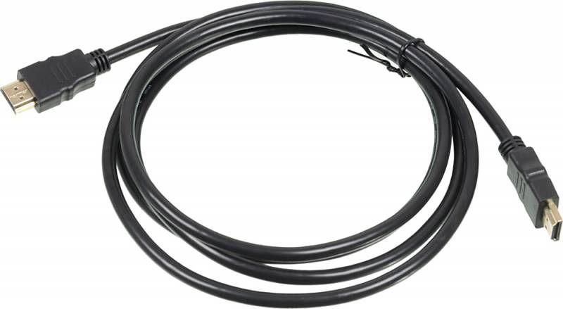 кабель аудио-видео hdmi (m)/hdmi (m) 2м. позолоч. контакты черн. 335130 от BTSprom.by