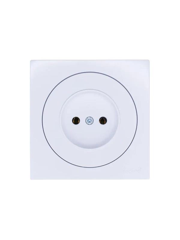  Розетка 1-м СП OSEN без заземл. ПБТ бел. LEZARD 743-0288-121B фото в каталоге от BTSprom.by