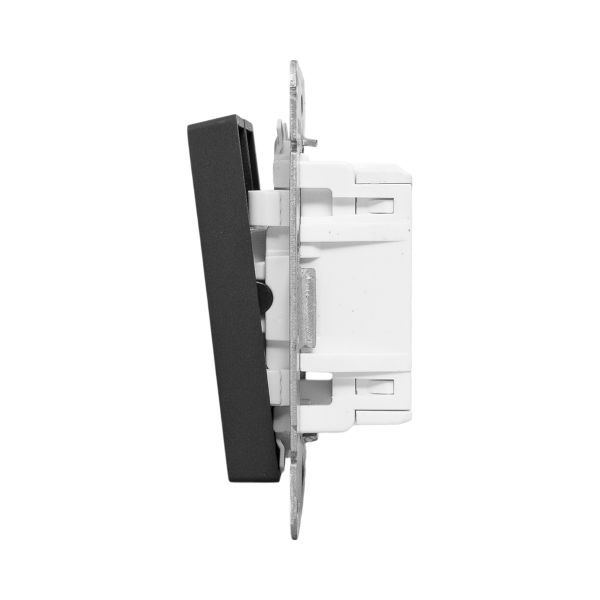  Выключатель перекрестный 2-кл. СП Эпика механизм черн. EKF UP1-SWB-22 фото в каталоге от BTSprom.by