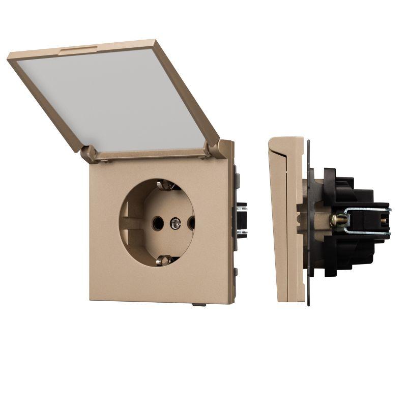 розетка sct-tendo-mcp-pl-gd 16а 230в влагозащ. механизм arlight 054093 от BTSprom.by