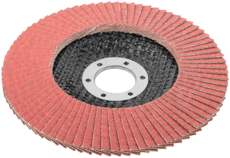  Круг лепестковый торцевой керамический 125мм Р 80 FIT 39963 фото в каталоге от BTSprom.by