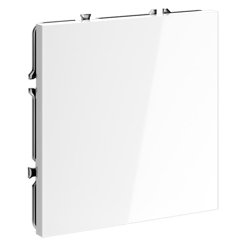  Заглушка СП S70 с суппортом механизм бел. глянцевый Voltum VLS080101 фото в каталоге от BTSprom.by