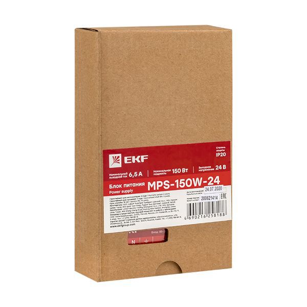  Блок питания 24В MPS-150W-24 Proxima EKF mps-150w-24 фото в каталоге от BTSprom.by