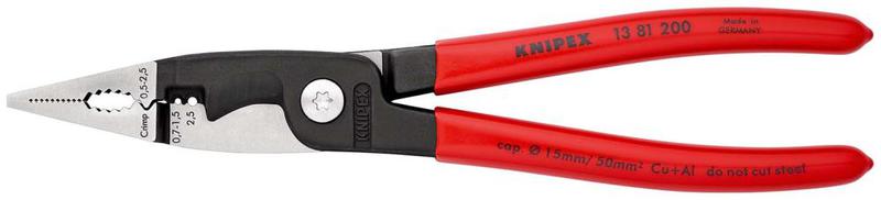 клещи электромонтажные 6-в-1 l-200мм knipex kn-1381200 от BTSprom.by