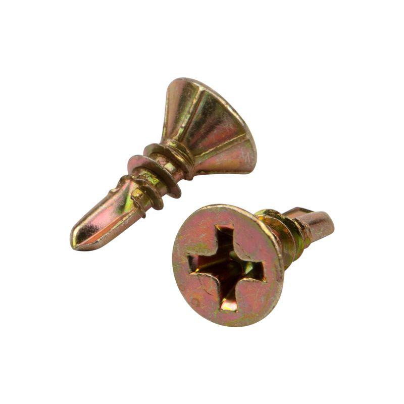  Саморез оконный сверло 3.9х13 желт. цинк (уп.500шт) Kranz KR-01-3722-001 фото в каталоге от BTSprom.by