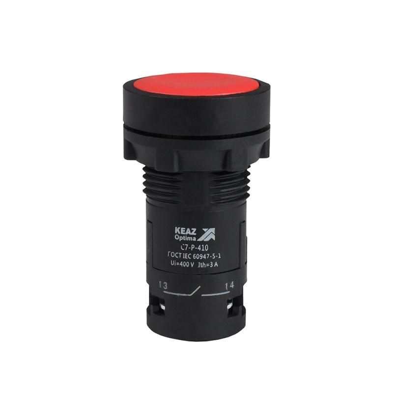 кнопка optisignal compact d22 с7-p-410 красн. 1но xb7na41 кэаз 362033 от BTSprom.by