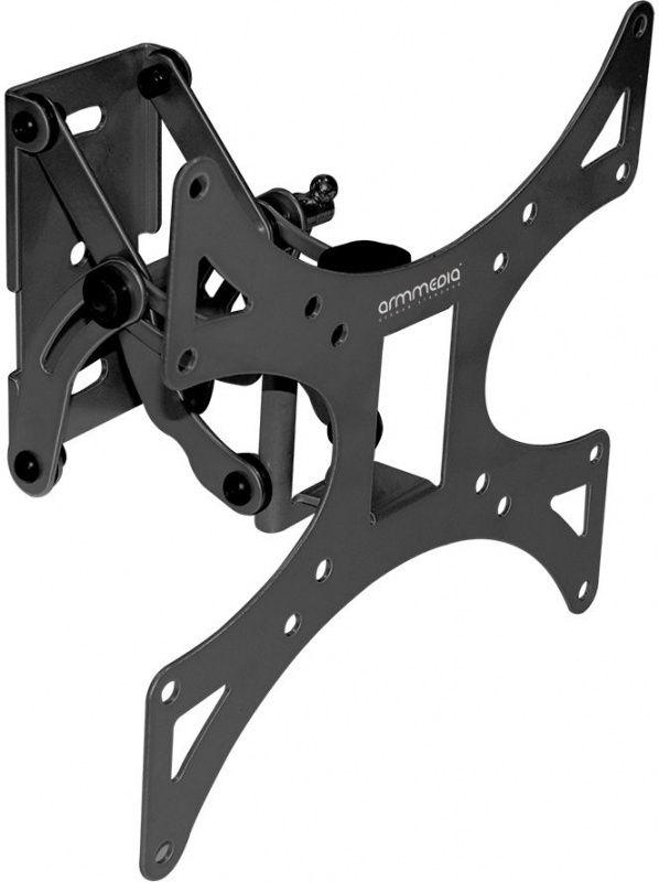 кронштейн для телевизора lcd-301 15-37дюйм макс.30кг настенный поворот и наклон черн. arm media 1124089 от BTSprom.by