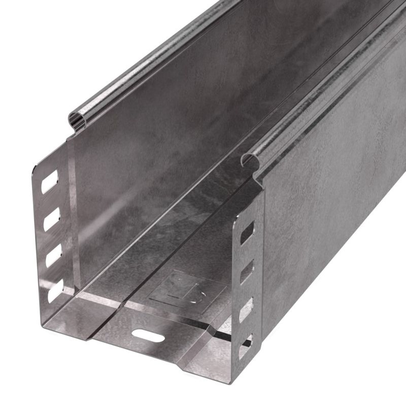 Лоток листовой неперфорированный 100х100 L3000 сталь 0.7мм Стандарт Промрукав PR16.0048 от BTSprom.by