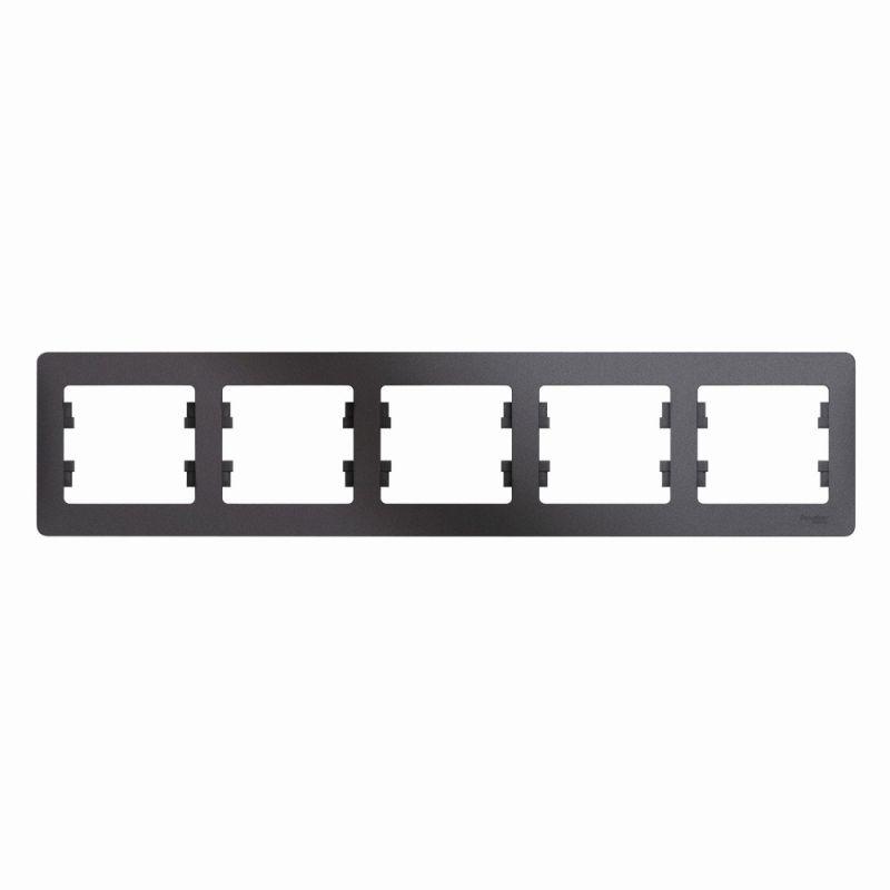 рамка 5-м glossa горизонт. графит se gsl001305 от BTSprom.by