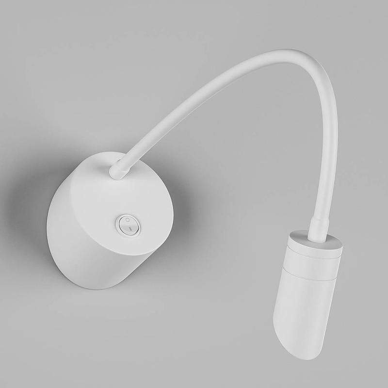 светильник настенный bed bq003103-a-3-wh-ww 3вт 3000к ip20 бел. designled 00-00002895 от BTSprom.by