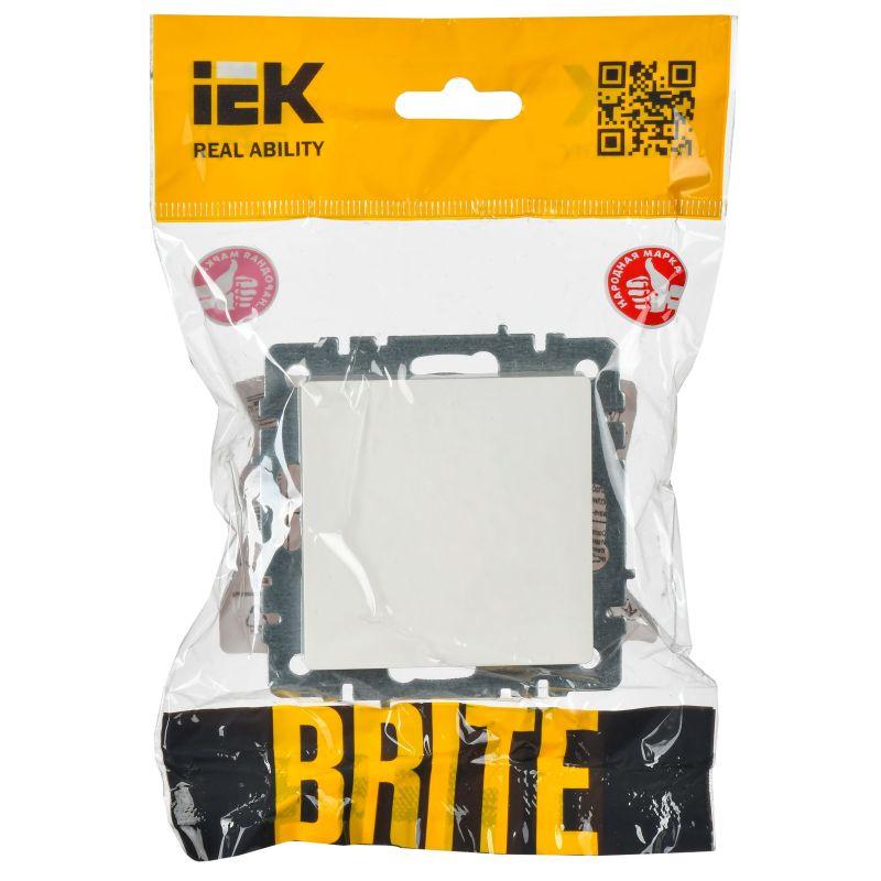  Вывод кабеля BRITE МВ10-БрБ механизм бел. IEK BR-VK10-0-K01 фото в каталоге от BTSprom.by