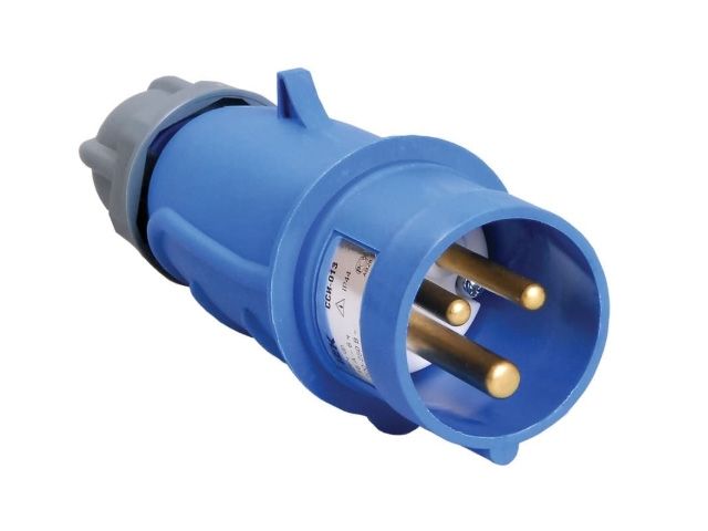 вилка силовая 16а 220в 2p+pe ip44 magnum (вилка эл. каб. 16а 2p+pe 220в ip44 сси-013 иэк psn01-016-3) (рс) 255681 от BTSprom.by