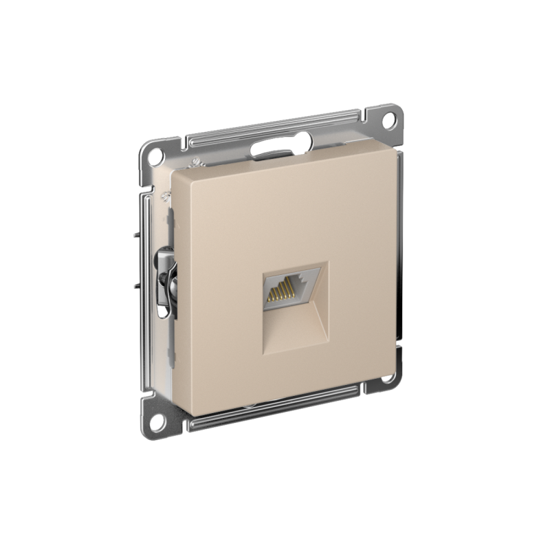 розетка компьютерная atlasdesign rj45 кат.6a механизм песочн. se atn001286 от BTSprom.by