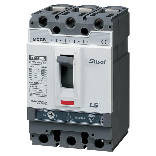 выключатель автоматический 3п 3т 80а 50ка td100n fmu ls electric 102009500 от BTSprom.by