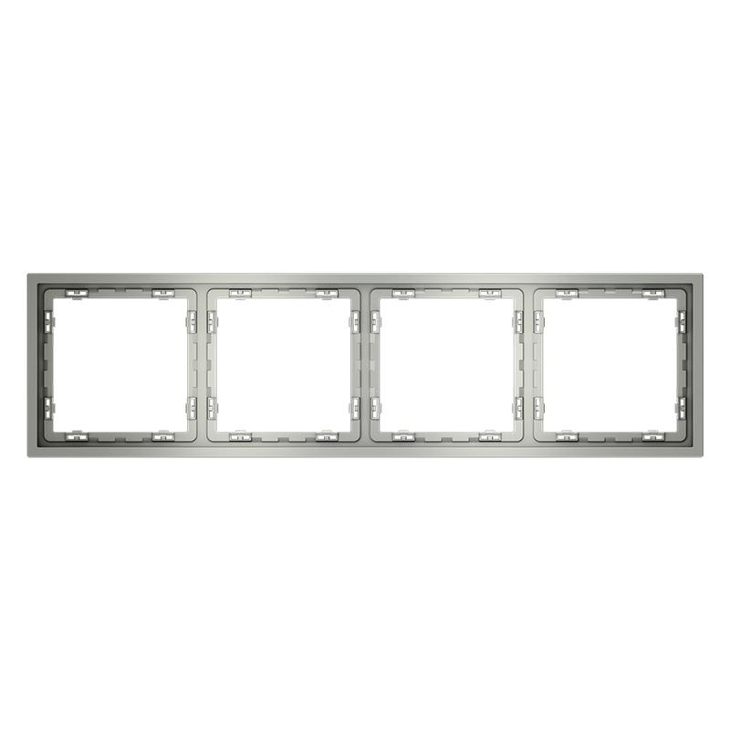  Рамка 4-м S70 пластик. сталь Voltum VLS100405 фото в каталоге от BTSprom.by