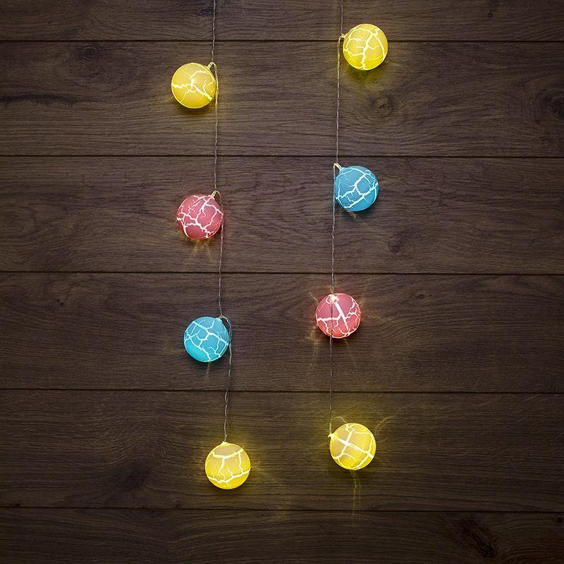гирлянда светодиодная "карамельки" 1.5м 10led тепл. бел. 0.1вт ip20 провод пвх прозр. элементы питания 2хaa (не в компл.) neon-night 303-082 от BTSprom.by