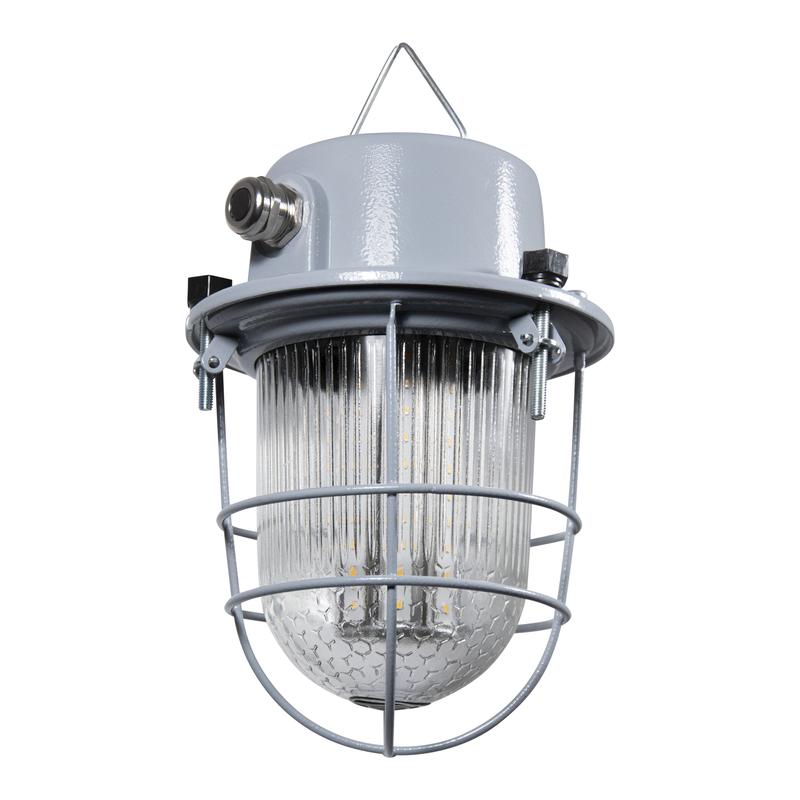 светильник светодиодный "шахтер дср 01" спецсвет 03-024-214 (517) подвесной с реш. 24вт dc24в 4000к 2500лм гу (с mgm 20) элетех 1030450517 от BTSprom.by