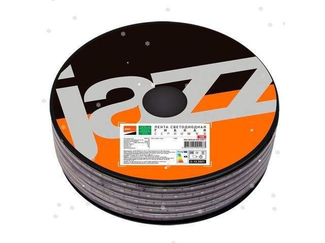 лента светодиодная mvs-2835/60 g 3,8 вт/м, ip68, 220в (100м) зеленый jazzway 5004283 от BTSprom.by