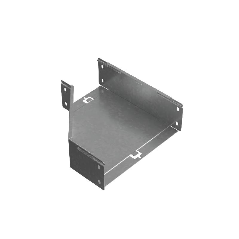 Переходник для лотка правый 100х150-300 сталь 1мм "ПЛЮС" PDplus100-150-300-R HD КМ PL1604 от BTSprom.by