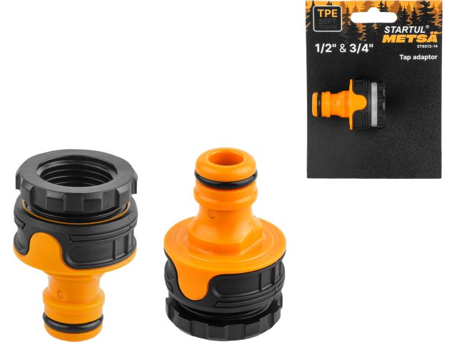 адаптер внешний 1/2" и 3/4" startul metsa (st6013-14) (soft touch, двухкомпонентный) st6013-14 от BTSprom.by