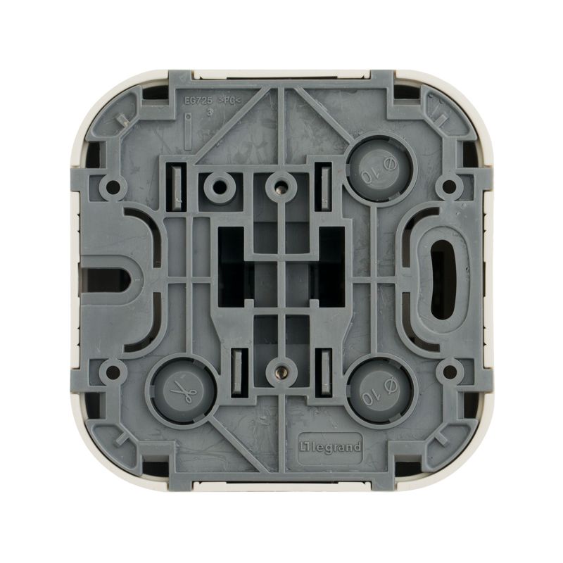  Переключатель проходной 1-кл. ОП Quteo 10А IP20 10AX сл. кость IEK 782234 фото в каталоге от BTSprom.by