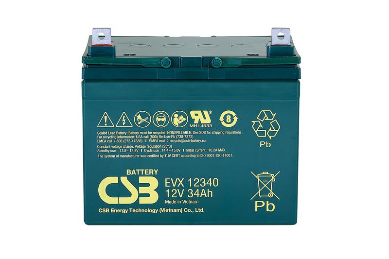аккумулятор 12в 34а.ч csb evx12340 csb от BTSprom.by