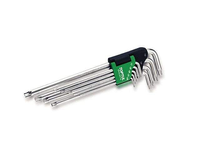 набор ключей torx t10-т50 9шт с отверстием экстра длинных toptul gaal0915 от BTSprom.by