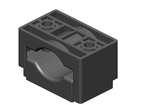 крепление одиночное кабельное d25-40мм ekf scc2540 от BTSprom.by