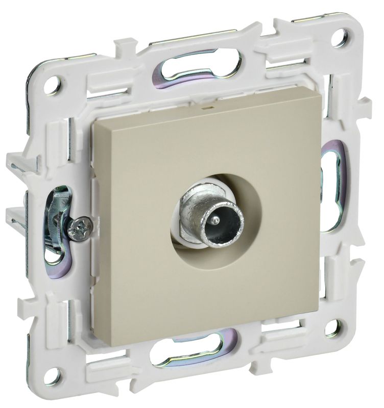 розетка телевизионная проходная tv skandy sk-a17b беж. iek sk-a10-p-k10 от BTSprom.by