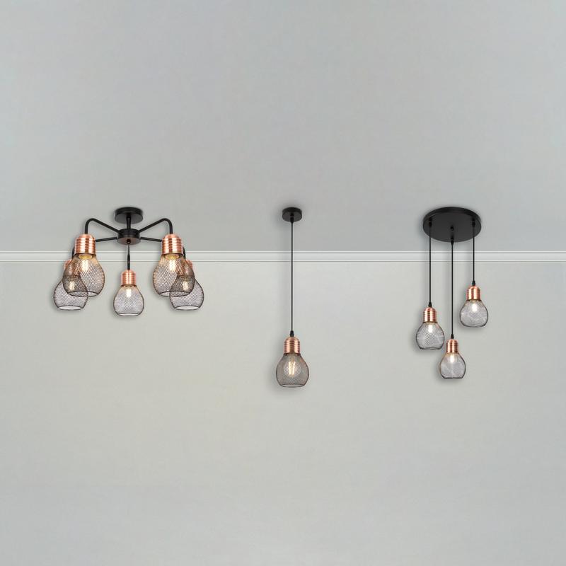  Светильник Agata 60Вт E27х5 IP20 потолочн. Freya FR4011CL-05BBS фото в каталоге от BTSprom.by