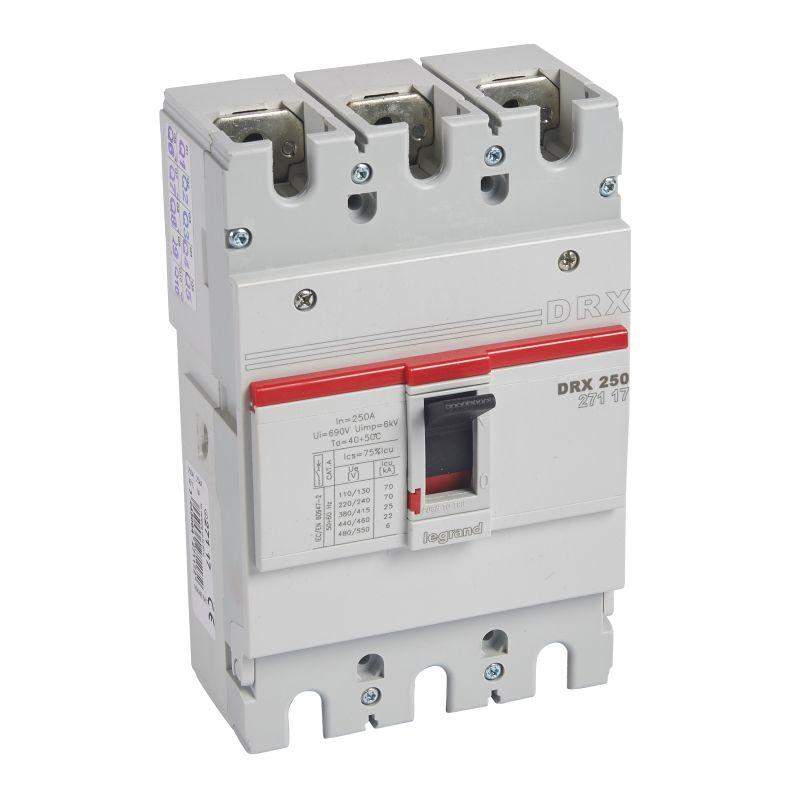 выключатель автоматический 3п 250а 25ка drx250 термомагнитн. расцеп. leg 027117 от BTSprom.by