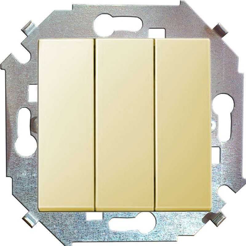 выключатель 3-кл. сп simon 15 16а ip20 винтов. зажим механизм сл. кость simon 1591391-031 от BTSprom.by