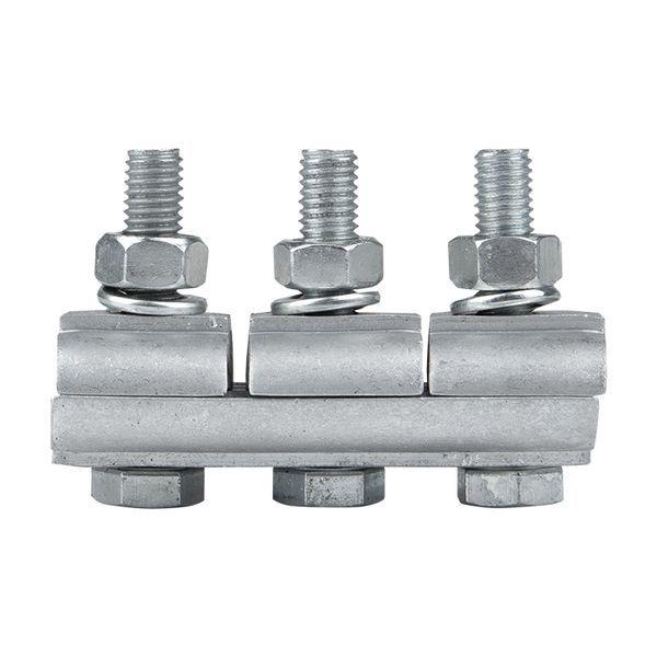  Зажим соединительный плашечный 3 болта М6 (D провода 9.6...11.4мм) ПА-2-2 PROxima EKF pa-2-2 фото в каталоге от BTSprom.by