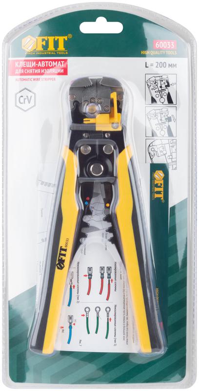  Автомат для зачистки изоляции усиленный 0.2-6мм Профи 200мм FIT 60033 фото в каталоге от BTSprom.by