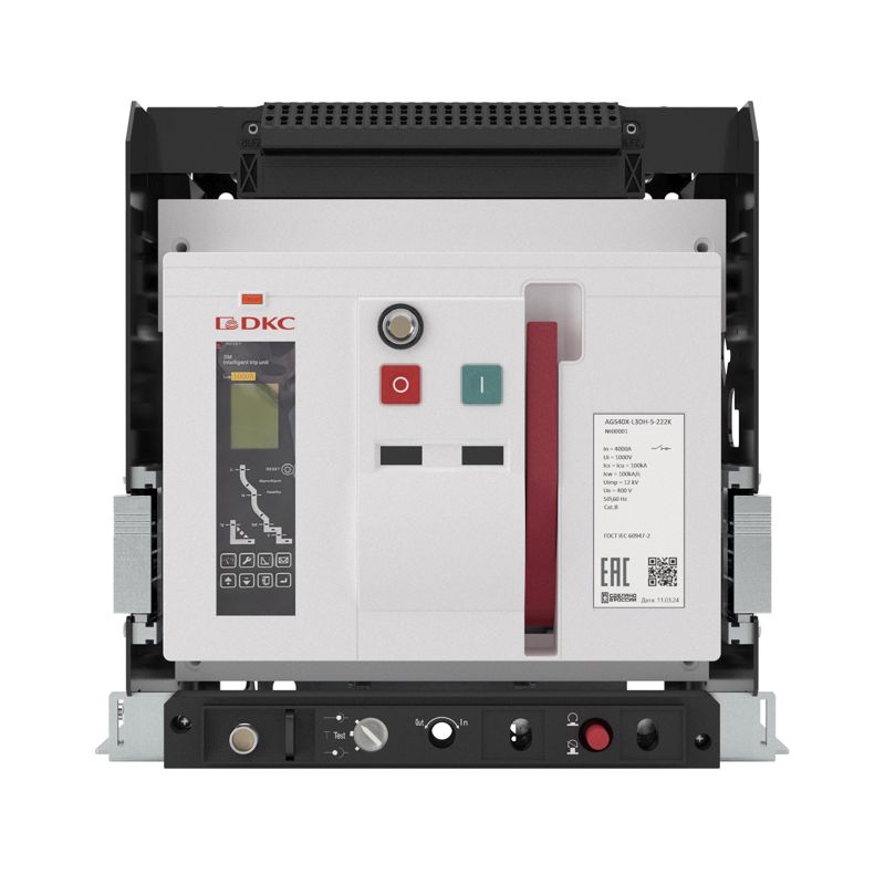  Выключатель автоматический воздушный AGS32X 3Р 3200А 100кА расцепитель 3H выкатн. управление 220В AC горизонт. подключение YON AGS32X-L3DH-6-222K фото в каталоге от BTSprom.by