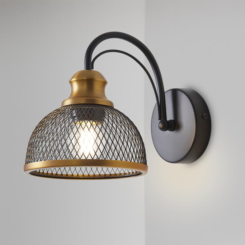  Светильник Caz 1х60Вт E27 IP20 бра настен. Freya FR5527WL-01BBZ фото в каталоге от BTSprom.by