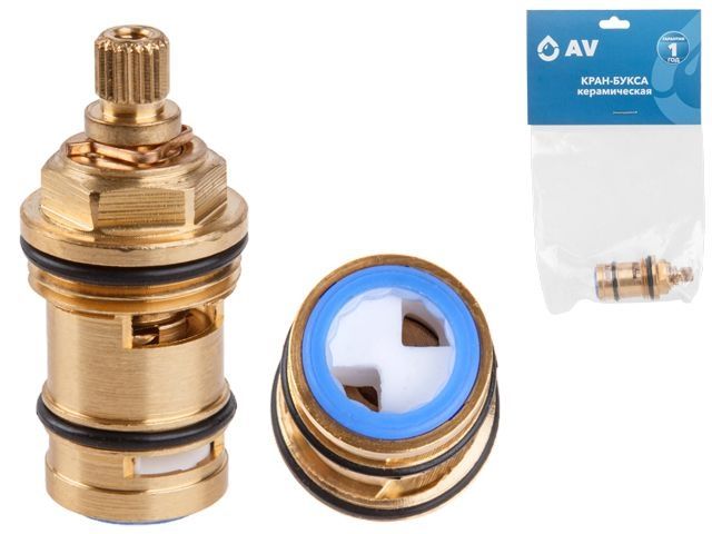 кран-букса керамическая, тип h, av engineering (20 зубьев) avsss-102 от BTSprom.by
