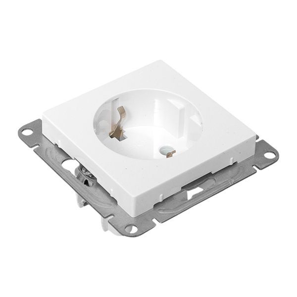  Розетка СП Эпика 16А с заземл. без защ. шторок механизм бел. EKF UP1-SOW-110 фото в каталоге от BTSprom.by