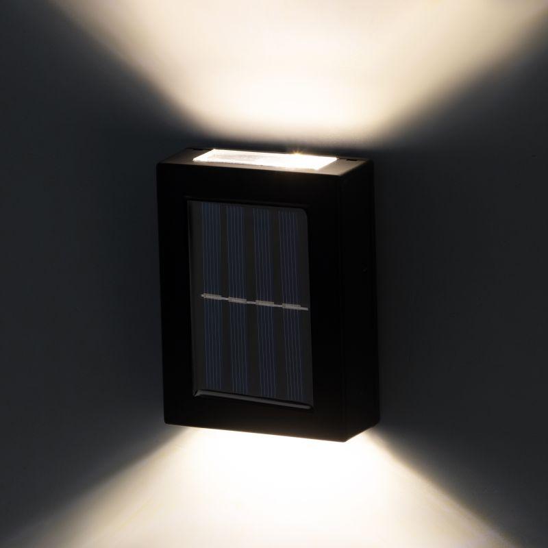 светильник светодиодный erafs024-02 "практик" 2led 7х3х10см уличный настенный на солнечн. батарее эра б0057592 от BTSprom.by