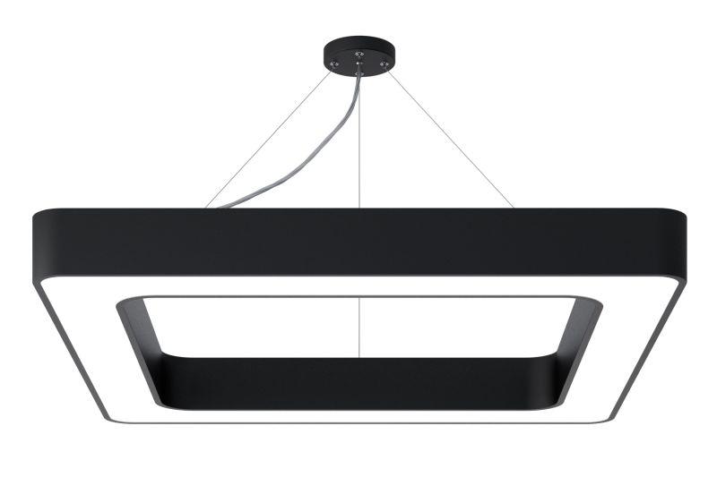 светильник светодиодный geometria quadro spo-162-b-40k-070 70вт 4000к 4200лм ip40 800х800х80 черн. подвесной эра б0050585 от BTSprom.by
