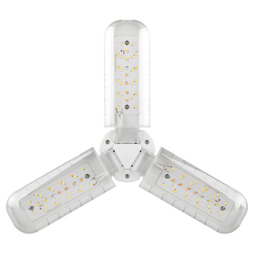 Лампа светодиодная GREEN LINE ФИТО-30W-PFR-E27-GR 30Вт E27 для растений 3-х лепестковая полного спектра Эра Б0064518 фото в каталоге от BTSprom.by