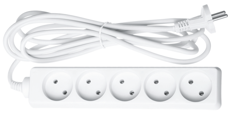 удлинитель 5х5м без заземл. 16а ip20 61 312 npe-s-05-500-x-2х1 navigator 61312 от BTSprom.by