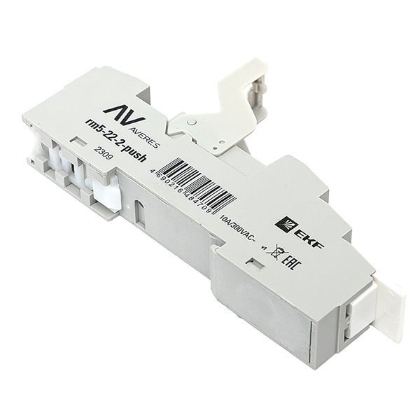  Разъем для реле РM5 22/2 Push-in AVERES EKF rm5-22-2-push фото в каталоге от BTSprom.by