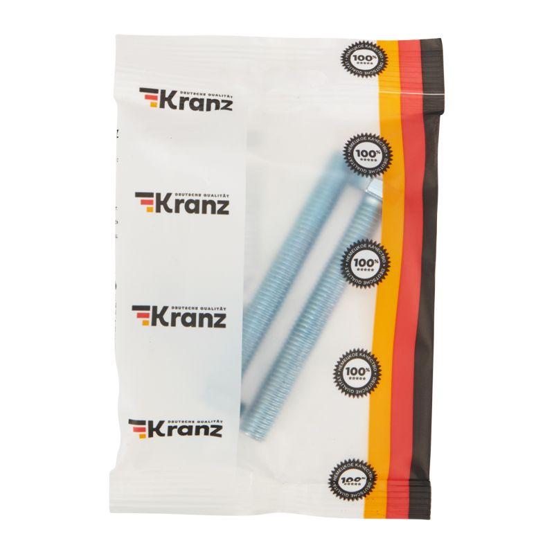  Болт с шестигранной головкой 10х80 DIN 933 (уп.2шт) Kranz 1302-1080-4 фото в каталоге от BTSprom.by