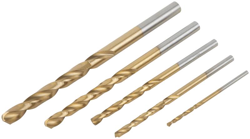  Набор сверл HSS по металлу титановое покрытие 5шт (1.5-2.5-3-4-5мм) FIT 34211 фото в каталоге от BTSprom.by