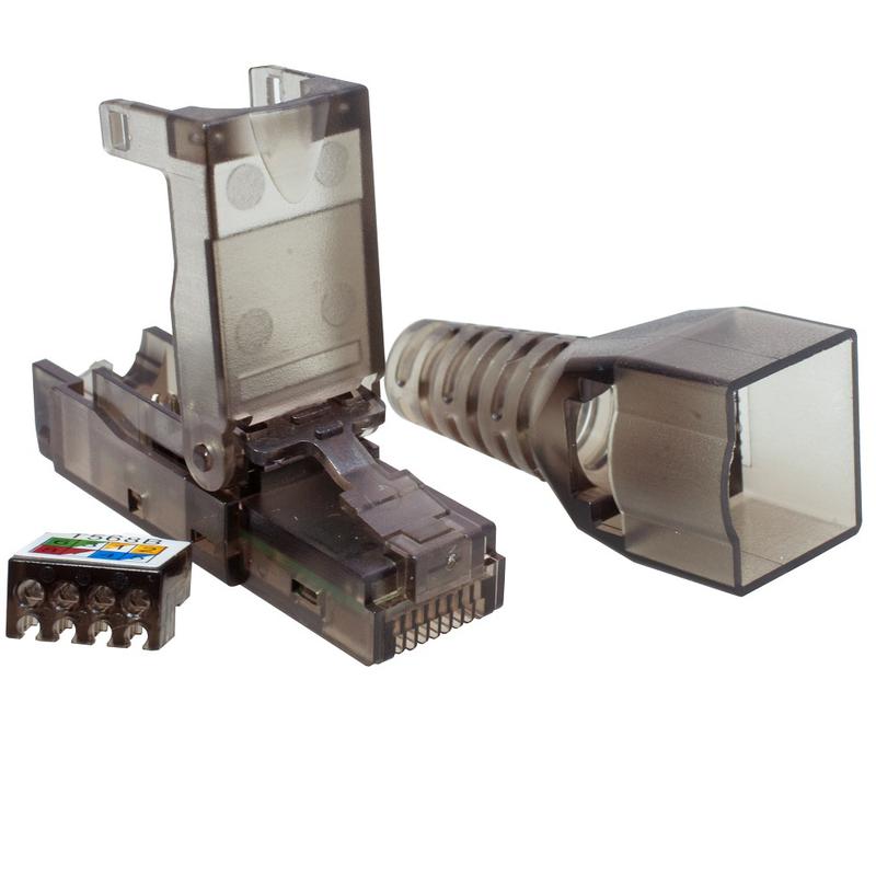 коннектор 8p8c utp кат.6a rj-45 безынструментальный (diy) suprlan 10-0239-1 от BTSprom.by