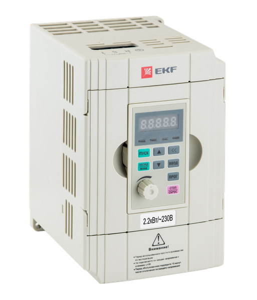 преобразователь частоты vector-100 2.2/4квт 1х230в бел. ekf vt100-2r2-1b-w от BTSprom.by