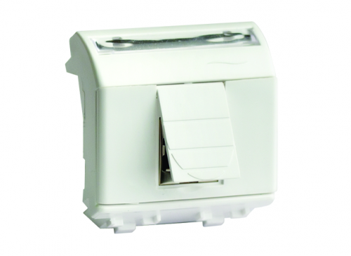 розетка мультимедийная brava 2мод. usb 2.0 со шторкой сл. кость dkc 75202s от BTSprom.by